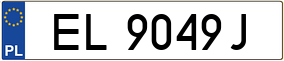 Truck License Plate